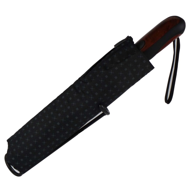 MOCNY PARASOL MĘSKI DOPPLER XM BUSINESS PEPITKA NA CZARNYM