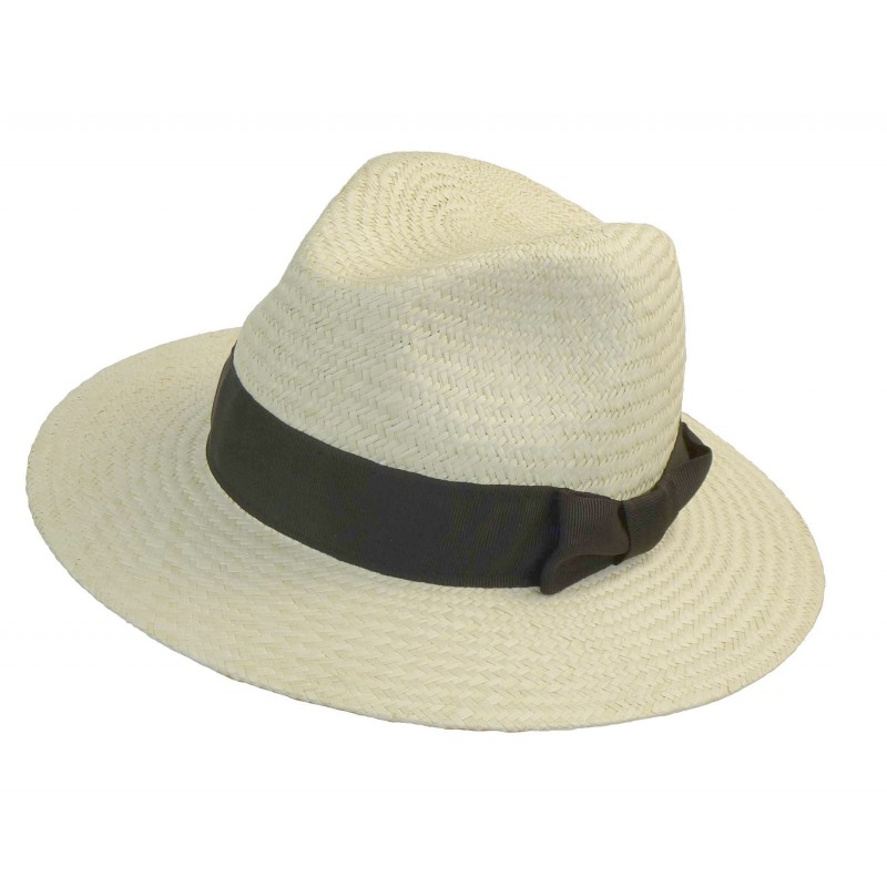 Kapelusz męski słomiany Panama Equador polska ręczna produkcja 55/S