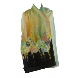 Milanówek szal jedwabny...