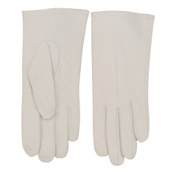 Rękawiczki skórzane białe...