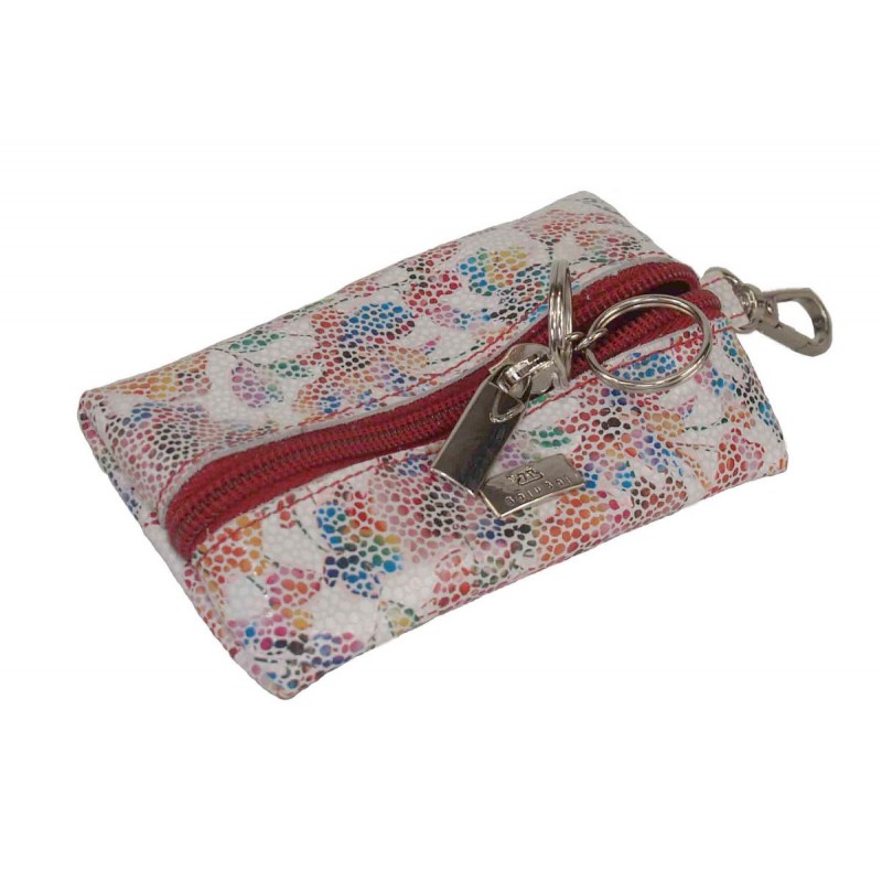 Etui skórzane na klucze Baju Baj pixelowe kwiatuszki