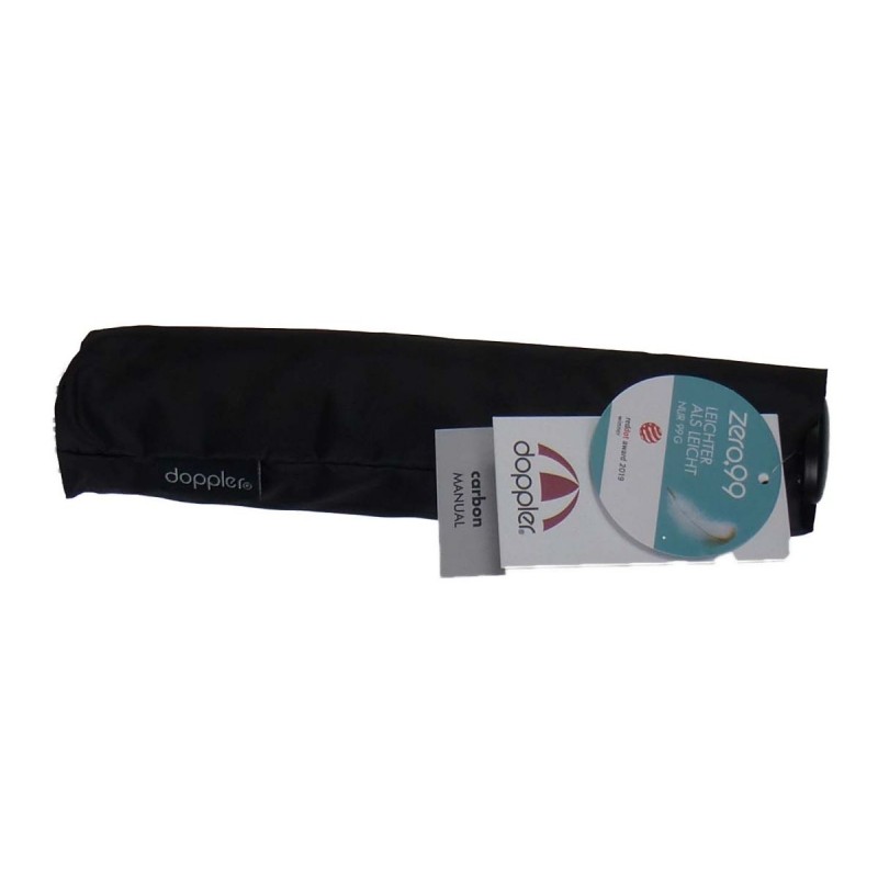 Parasol Doppler Zero składany ultra lekki 99g czarny.